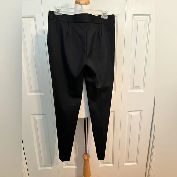 Stella McCartney Vivian Skinny Zip Black Pants Size Italian 40, US 4-6 - Picture 11 of 15